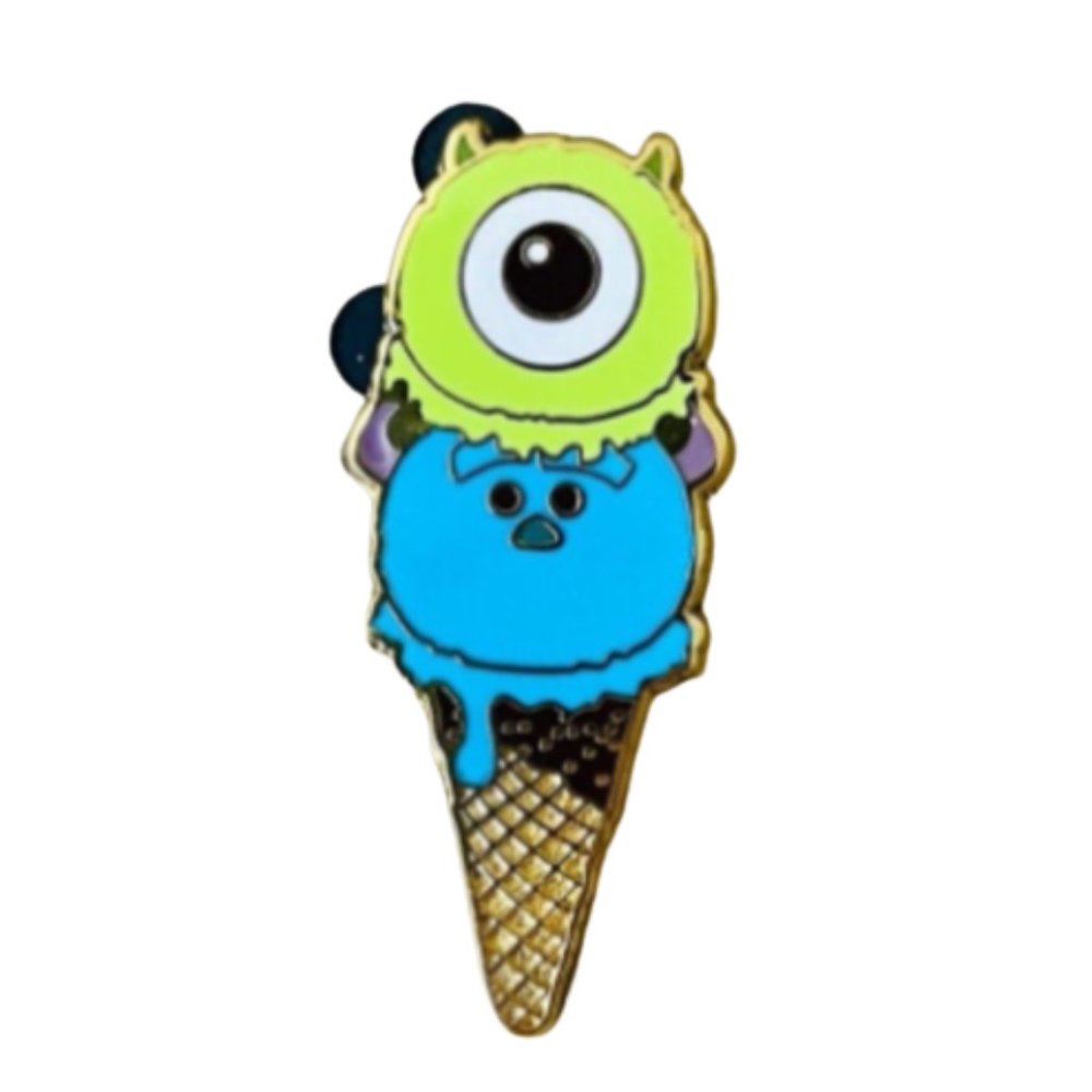 Mike and Sully Ice Cream Disney Pin